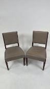 Wooden framed dining chair