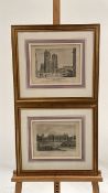 French Landmarks Artwork Prints Set of 2