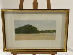 J.Folchi Yellow Landscape Artwork Print.