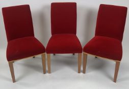 Trio of David Linley Dining Chairs