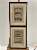 British Views Artwork Prints Set of 2