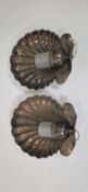 Pair of Oyster Shell Wall Lights
