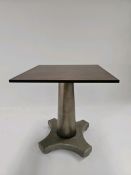 Bistro Bar Table with Contemporary Base
