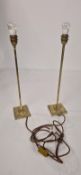 Pair of Brass Table lamps