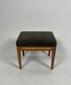 David Linley Wooden and Fabric Bench