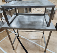 Stainless Steel Catering Table with Grill Stand 1100 x 700 x 900