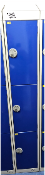 5 x Single Lockers (3 compartments per locker)