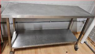 Stainless Steel Wall Cupboards 1500 x 300 x 550