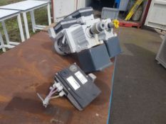 2 x Lenze 2.2kW motors with reduction gearboxes including variable frequency controller