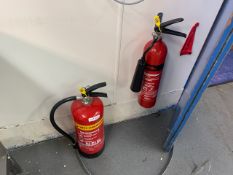 Set of 3 Fire Extinguishers