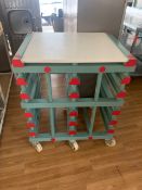 Mobile Plastic Tray Trolley