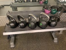 Set of Various Kettlebells