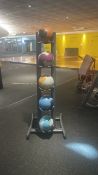 Reebok Medicine balls and stand