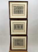 Mixed Set of Historical Motif Lithographs
