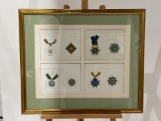 War Medal Artwork print x2