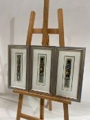 Artwork - Roman Flowers x3