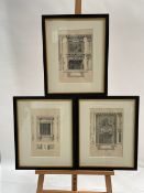 Artwork Prints - Building Prints by Era Set of 3