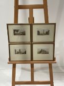 French Landmarks Artwork Prints x4
