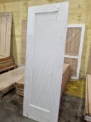 NO RESERVE 1 X Single Panel P10 White Internal Fire Door 44 X 1981 X 838