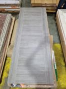 NO RESERVE 1 X Tigris Grey FD30 Interanal Fire Door 44 X 1981 X 763