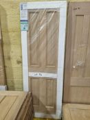 NO RESERVE 1 X Victorian Oak FD 30 Internal Fire Door 44 X 1981 X 686