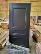 NO RESERVE 1 X Beasley Black FD30 Internal Fire Door 44 X 1981 X 838