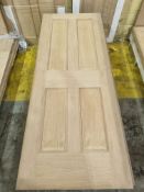 NO RESERVE 1 X Victorian Oak FD30 Internal Fire Door 44 X 2040 X 816
