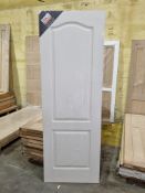 NO RESERVE 1 x 3 Panel White FD30 Internal Fire Door 44 X 1981 X 683