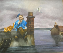 Mike Forbes Scottish contemporary artist original oil 