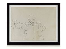 c1967 Original Beatles Drawing Ringo Starr Yellow Submarine