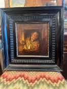 Follower of Arnold Boonen (1669-1729), oil on panel C19th copy.