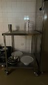 Stainless Steel Catering Preperation Area and Accesories