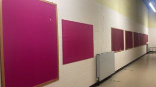 9 x Felt Notice Boards