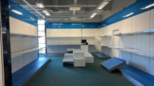 Tripp Display shelving area