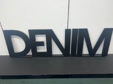 Denim Sign