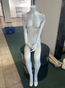 Sitting Female Mannequin
