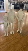Child Mannequins x 3