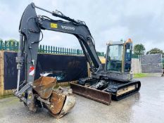 2017, VOLVO ECR88D EXCAVATOR