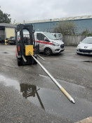 Forklift carpet boom/spike