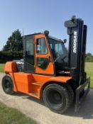 2014, DOOSAN 8 Tonne Diesel Forklift (Triple Mast)