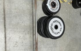 Technogym Weight Plates and Bar