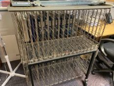 2 X Wheeled Metal Document Stores