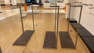 Trio of Garment Rails