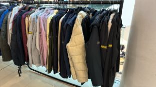 Black Metal Clothing Rail