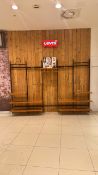 Merchandise Unit Including Wooden Panel Walking
