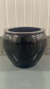 Large Brown Ceramic Plant Pot