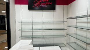 Walls of Glass Shelves x3