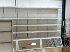 Wall of Gloss Display Shelves