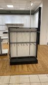 Lacquered Wood and Metal Display Unit