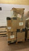 Boxes of Plastic Hangers x10